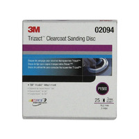 3M 02094 Trizact Hookit Clear Coat Sanding Disc 471LA 76mm P1500 25 Pack