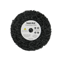 3M 286237 Scotch-Brite Clean And Strip XT Disc 100mm Black