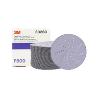 3M 30260 Hookit Purple Clean Sanding Disc 334U 76mm P800 50 Pack