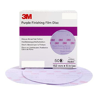 3M 30368 Hookit Purple Finishing Film Disc 76mm P1200 50 Pack