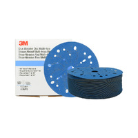 3M 36183 Hookit Blue Abrasive Multi Hole Disc 321U P600 150mm 6" 50 Pack