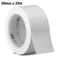 3M 471 Vinyl Marking Tape 50mm x 32.9m White