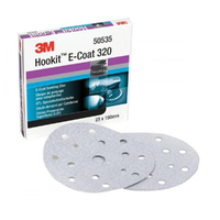 3M 50535 337U Hookit E-Coat Sanding Discs 150mm/6in. 25 Pack